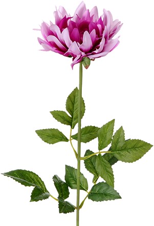 SHAGGY DAHLIA PURPLE /st zijdebloem