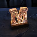 Siliconenmal 16 cm Letter M voor Epoxy Resin, Zeep, Kaars etc
