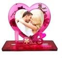 Siliconenmal Fotolijstje Love met hartje voor Epoxy Resin