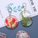 Siliconenmal Ovaal voor sieraden of sleutelhanger / st voor Epoxy Resin