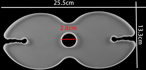 Siliconenmal Wijnrek voor fles en 2 glazen voor Epoxy Resin