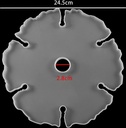 Siliconenmal Wijnrek voor fles en 6 glazen voor Epoxy Resin