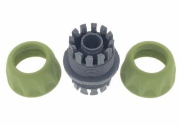 Slangkoppeling zacht 1/2 '' - 5/8 ' direct op slang of kraan