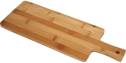 Snijplank L: 39 cm , B: 14 cm Bamboe, Borrelplank voor toef of bv houtbranden
