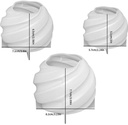 Spiraalbol Siliconenmal maat S 5.1*5.7cm  / st voor Epoxy Resin, kaarsen, zeep enz  zonder accessoires