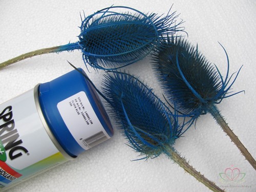 Spring pro Florist Fluor Blue 599 Deco Spray 400cc Neonverf Bloemen