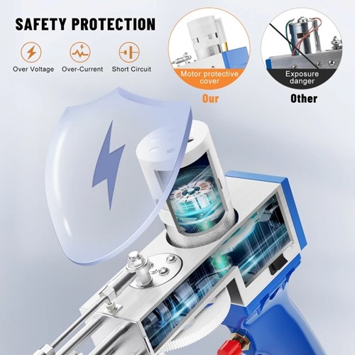 Startpakket Tuften incl materialen, Tuftpistool en Trimmer voor Tuften 220V BLAUW app voor levertijd