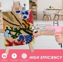 Startpakket Tuften incl materialen, Tuftpistool voor Tuften 220V ROZE app voor levertijd