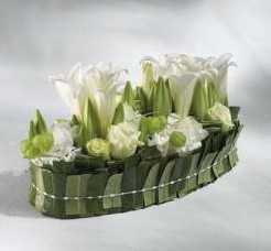 Steekschuim Ellipse oase voor verse bloemen 39 cm open