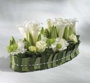 Steekschuim Ellipse oase voor verse bloemen 39 cm open