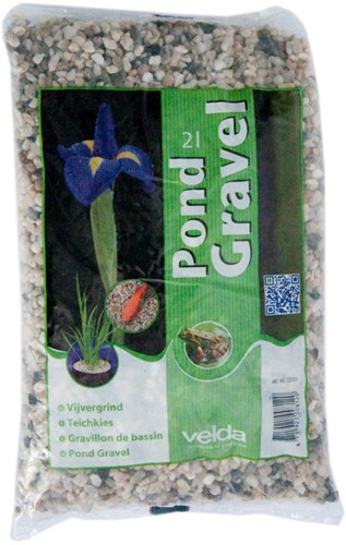 Steentjes voor potplanten en vijver Velda vijvergrind, Pond Gravel 4/6 mm, 2 liter afdek steentjes