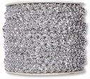 Sterrenguirlande Zilverkleur rol 50 meter (kleine sterren) 