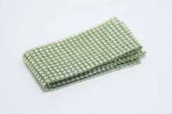 Strass diamantjes band diamantjes 1meter groen 