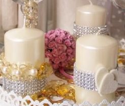Strass diamantjes band diamantjes 1meter Rood 