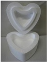 Styropor doos hart 13*13*8 cm piepschuim tempex isimo