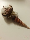 Terebra Pearl Whitebrown schelpen 860 gram