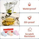 Thermische labels, BEIGE 40*30mm Stickers / rol 230labels tbv bv Phomemo M110. M220, M221