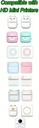 Thermische labelsBlanco Stickers voor Labelprinters 57mm breed WIT/rol 