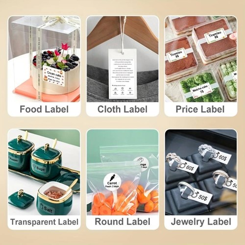 Thermische labels, WIT 40*30mm Stickers / rol 230 labels tbv bv Phomemo M110. M220, M221