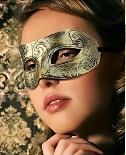 Venetiaans Masker Goud - Elegantpatroon Voor Carnaval, Feest en Decoratie carnaval en carnavalsdecoraties