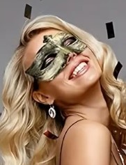 Venetiaans Masker Goud - Kroondesign Voor Carnaval, Feest en Decoratie carnaval en carnavalsdecoraties