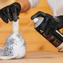 Verfspray Granieteffect  400 ML ZWART steenlook