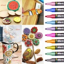 VILTSTIFT Metalic marker Wit 3MM  per stuk watervast