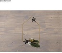 Waxinehouder met clip voor in kerstboom of frames Goud/pak 4 Theelichthouder Waxinelichthouder