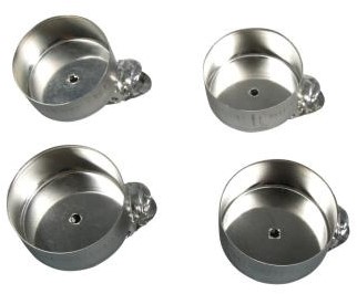 Waxinehouder met clip voor in kerstboom of frames Goud/pak 4 Theelichthouder Waxinelichthouder