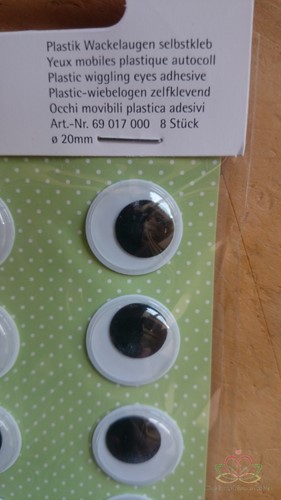 Wiebelogen zelfklevend 20 mm › 8 stuks 