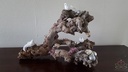 Witte vogeltjes op clip Wit glitter 4 stuks 