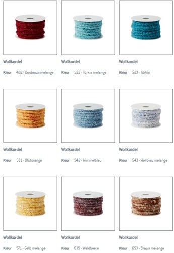 Wolkoord wolkordel dik 10 mm 10 meter - 813 apricot 