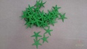 Zeesterren appelgroen, ca. 2 inch, 50 stuks