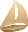 Zeilboot 3D Papiermach‚ 24x8x24cm zelf maken