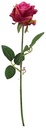 Zijdenroos 45cm SINGLE ROSE DARK PINK 