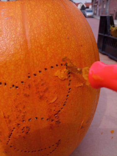 pompoenzaden uitsnijsetje setje om pompoenzaden uit te snijden carvingkit
