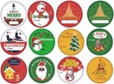 Sluitstickers 120 Labels Kerstetiketten Etiket Sluitsticker