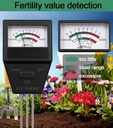 Ph waarde en bemesting meter 2 in 1 hulp voor zaaien en stekken