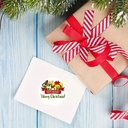 Sluitstickers 500 Labels Kerstetiketten Merry Christmas Happy Holiday HT15079 Kerst sluitsticker