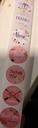 Sluitstickers 500 Labels Rol Roze div Thanks Thankyou Etiket Sluitsticker
