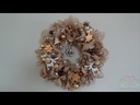 Metalen frame voor kransen rond 12'' = ca. 30 cm ' voor jute, deco mesh of vers groen