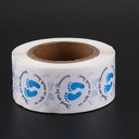 Sluitstickers 500 Labels Thanks for showering BabyBoy Etiket Sluitsticker