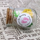 Sluitstickers 500 Labels Thanks for showering BabyGirl Etiket Sluitsticker