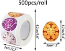 Sluitstickers 500 Labels Verrassingsei 3*4 cm B01 Sluitsticker