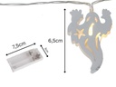 Halloween LED Slinger Spookjes Lichtketting 2 Meter 10 Lampjes