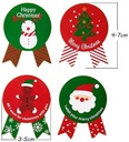 Sluitstickers 80 Labels Kerstetiketten Etiket Sluitsticker