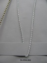 Parelketting Parelguirlande  3 mm rol 15 meter - 800 Iridescent Wit 