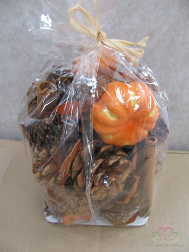 herfstmix dennenappel deco mix Naturel/Oranje 