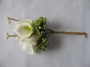 Maatwerk Corsage Calla-Roos- New Style -Pick CremeGroen 