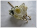 Maatwerk Corsage Calla-Roos- New Style -Pick CremePeach 